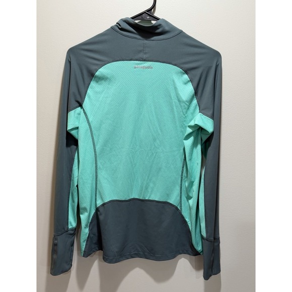 Patagonia Womens Gray All Weather 1/2 Zip Pullover Base Layer Small Running Top - Picture 2 of 16